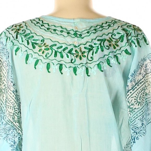 Shoreline Swimsuit Cover Up Oversized Embellished - Picture 4 of 4